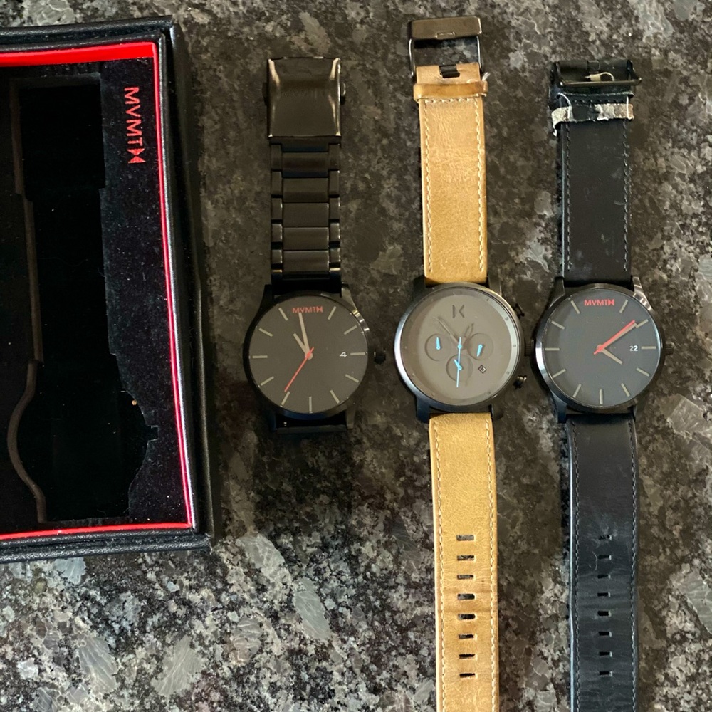 3 MVMT watches 45mm